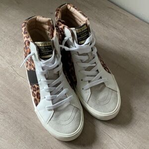 VINTAGE HAVANA | Daniella Crazy Leopard High Top Size 9